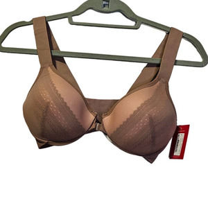 NEW Spanx 36B Bra-Llelujah Full Coverage Bra Beige Lace Underwire Padded